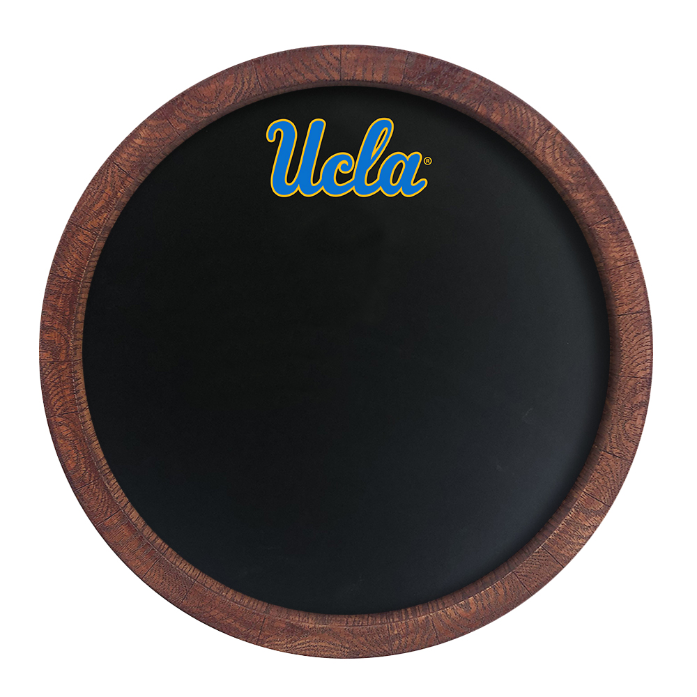 UCLA Bruins Chalkboard FAUX Barrel Top Sign