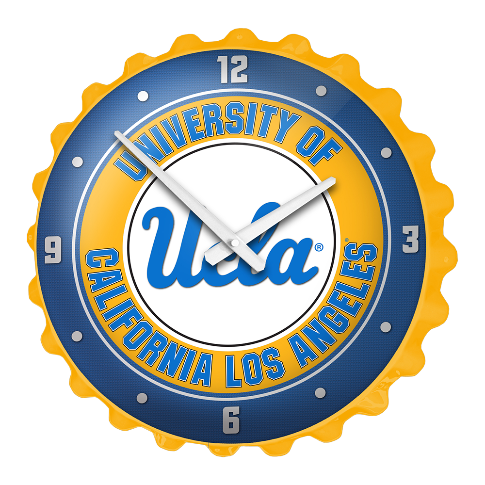 UCLA Bruins Bottle Cap Wall Clock