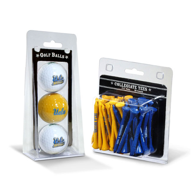 UCLA Bruins 3 Ball Pack and 50 Tee Pack