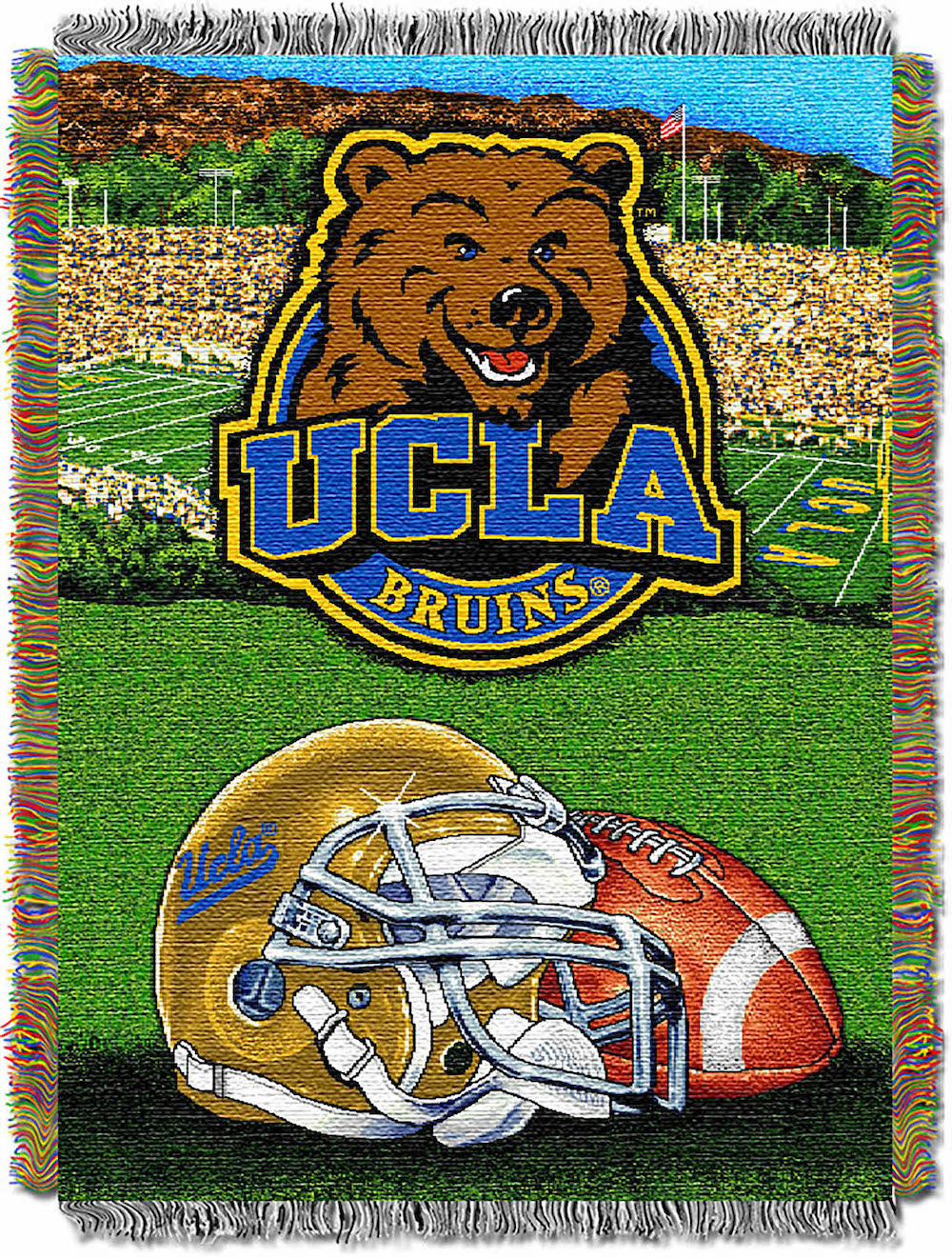 UCLA Bruins Home Field Advantage Series Tapestry Blanket 48 x 60