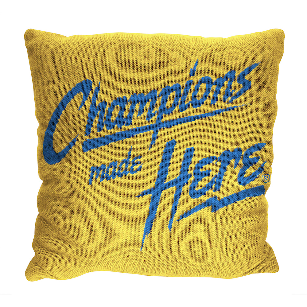 UCLA Bruins Double Sided INVERT Woven Pillow