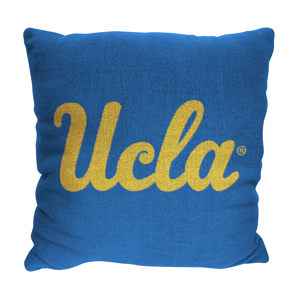 UCLA Bruins Double Sided INVERT Woven Pillow