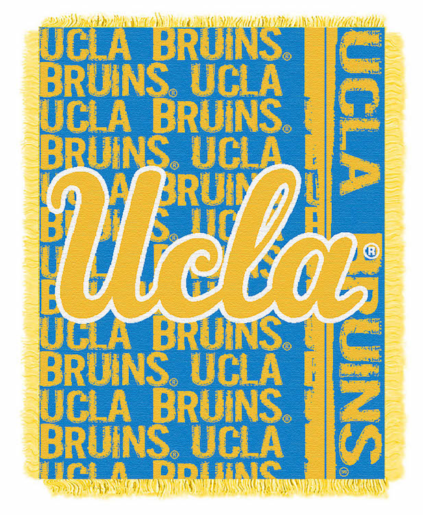 UCLA Bruins Double Play Tapestry Blanket 48 x 60