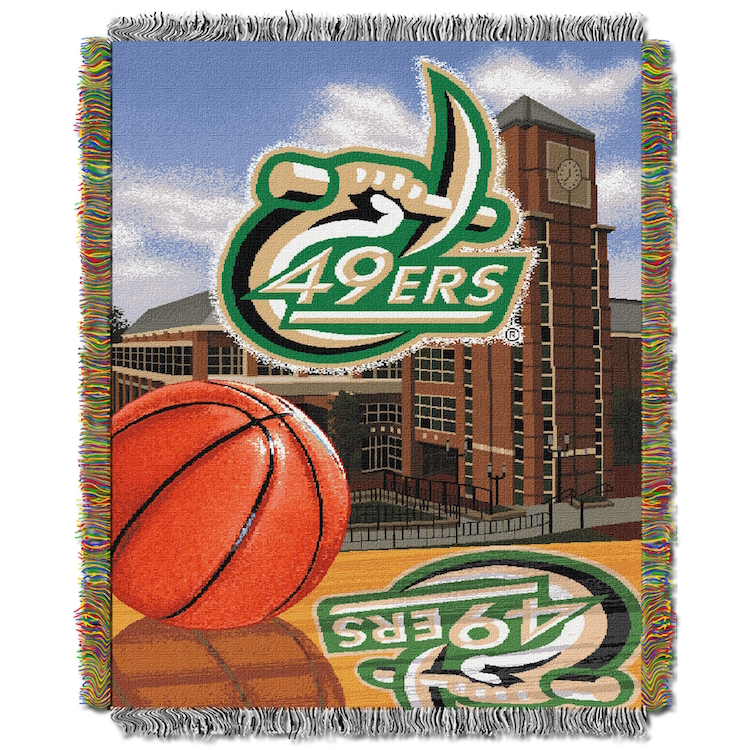 UNC Charlotte 49ers Home Field Advantage Series Tapestry Blanket 48 x 60