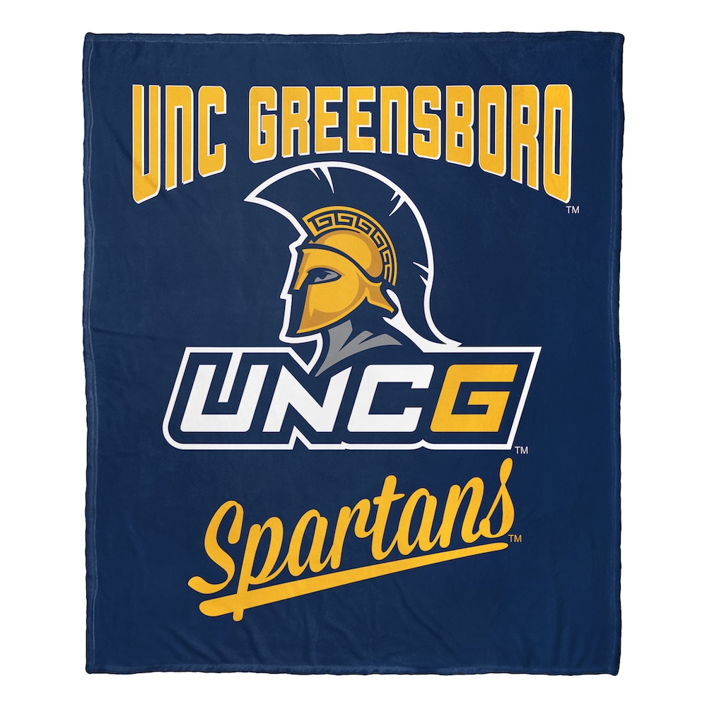 UNC Greensboro Spartans ALUMNI Silk Touch Throw Blanket 50 x 60 inch