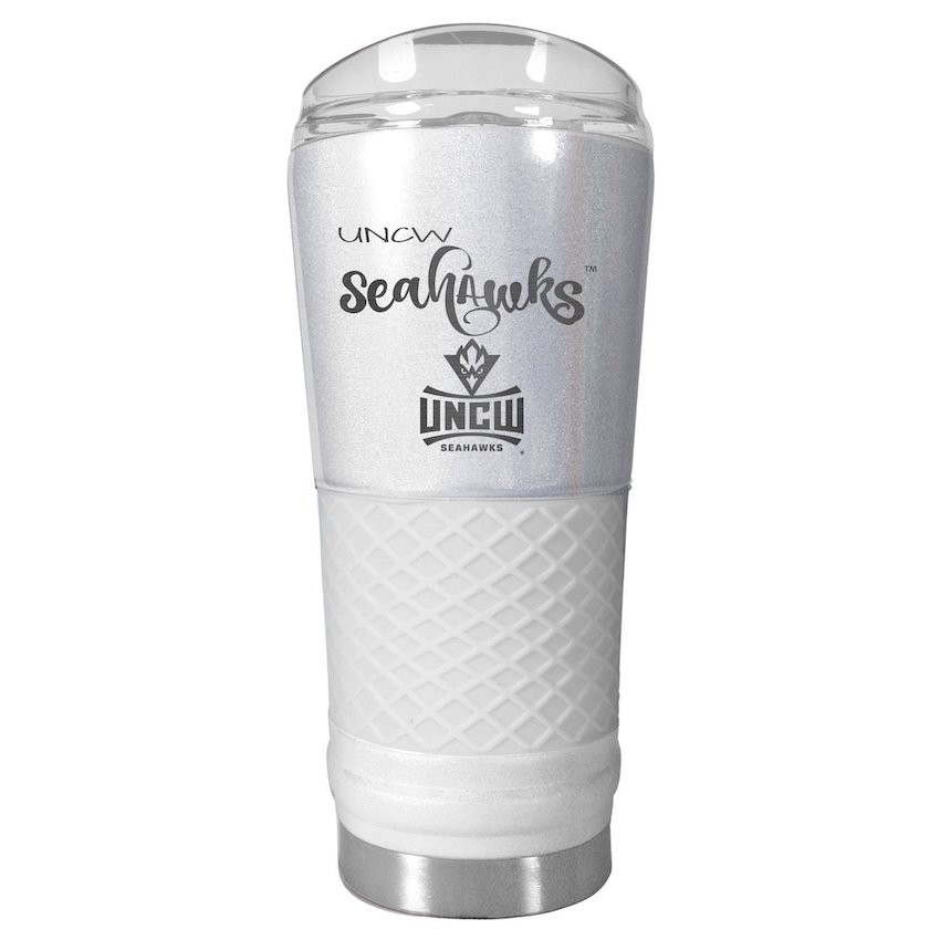 UNC Wilmington Seahawks 24 oz OPAL Draft Travel Tumbler