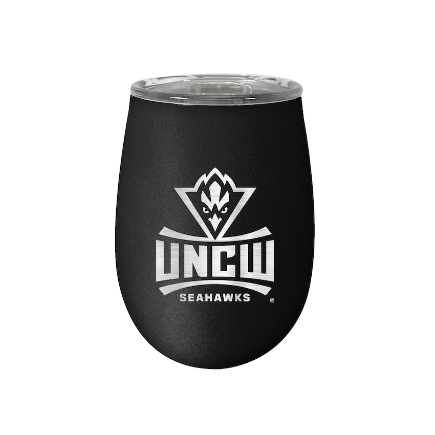 UNC Wilmington Seahawks 10 oz Stealth Wine Tumbler