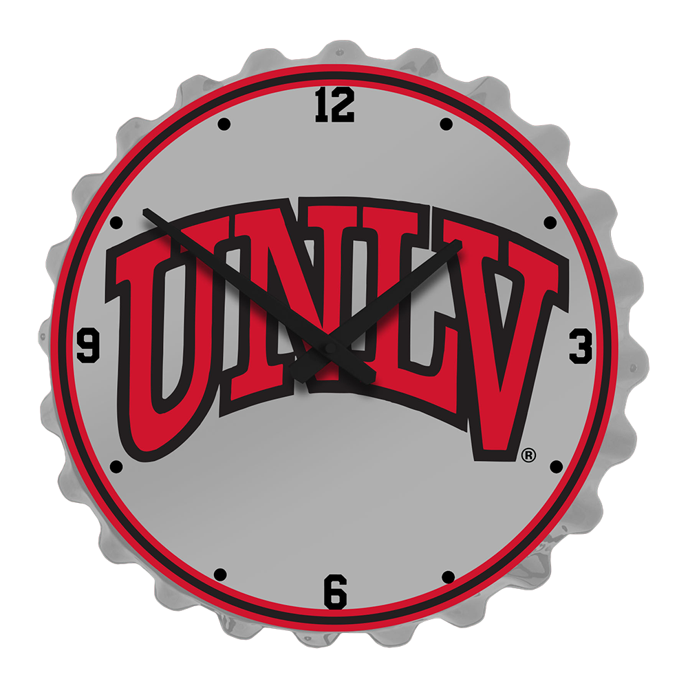 UNLV Rebels Bottle Cap Wall Clock