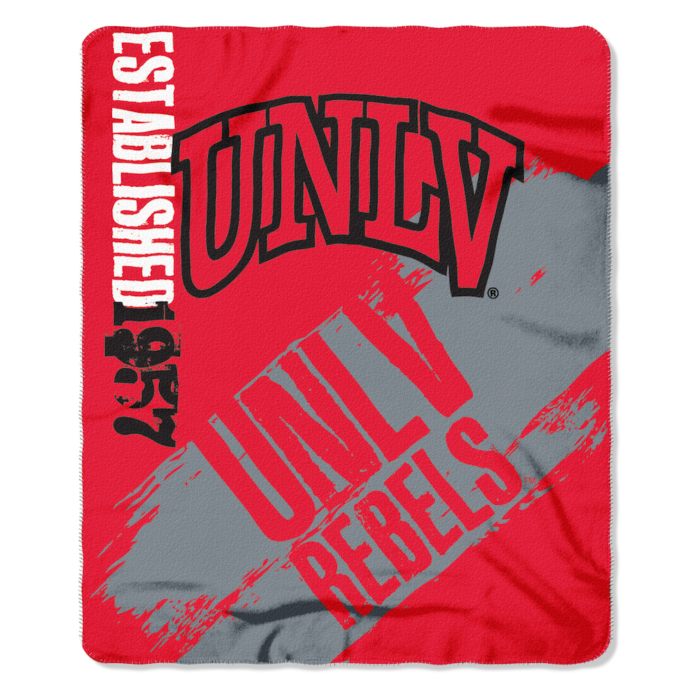 UNLV Rebels Fleece Throw Blanket 50 x 60