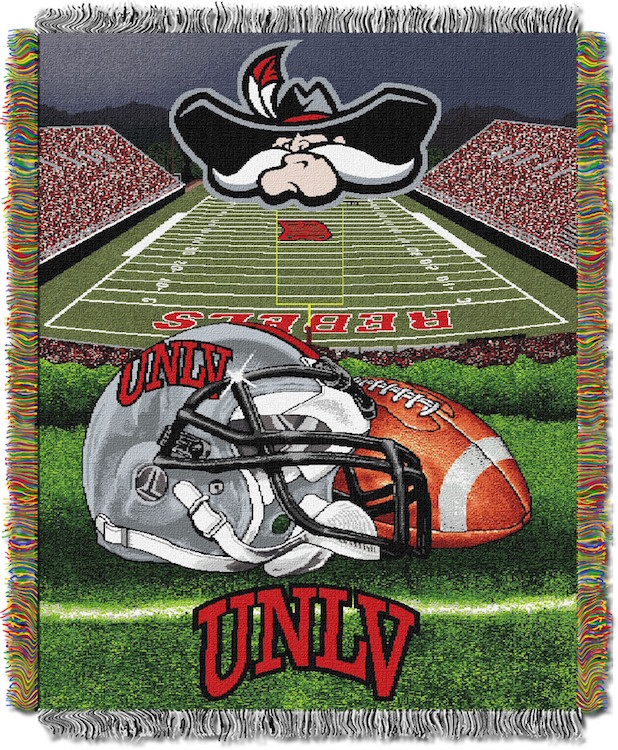 UNLV Rebels Home Field Advantage Series Tapestry Blanket 48 x 60