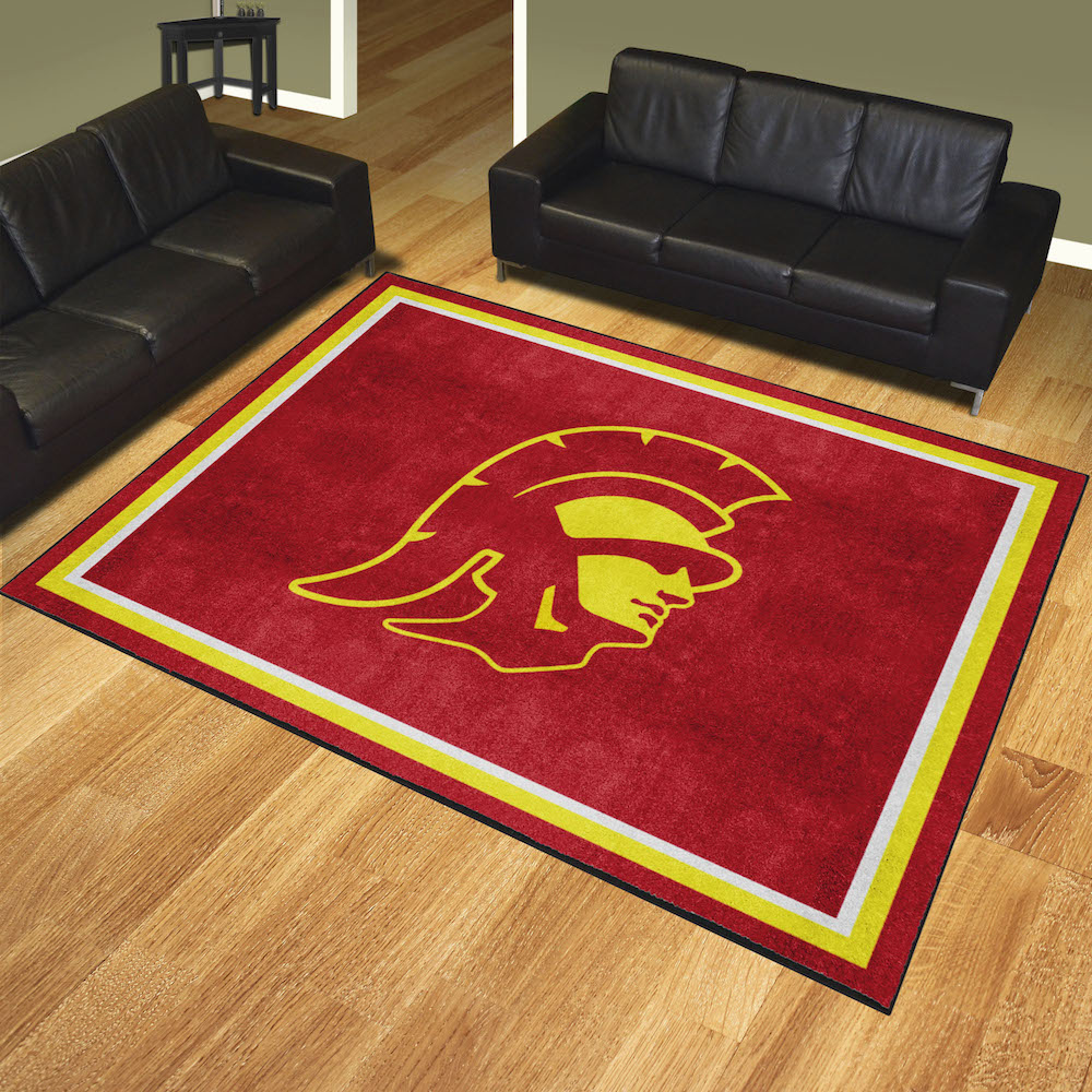 USC Trojans Ultra Plush 8x10 Area Rug - 2nd Logo