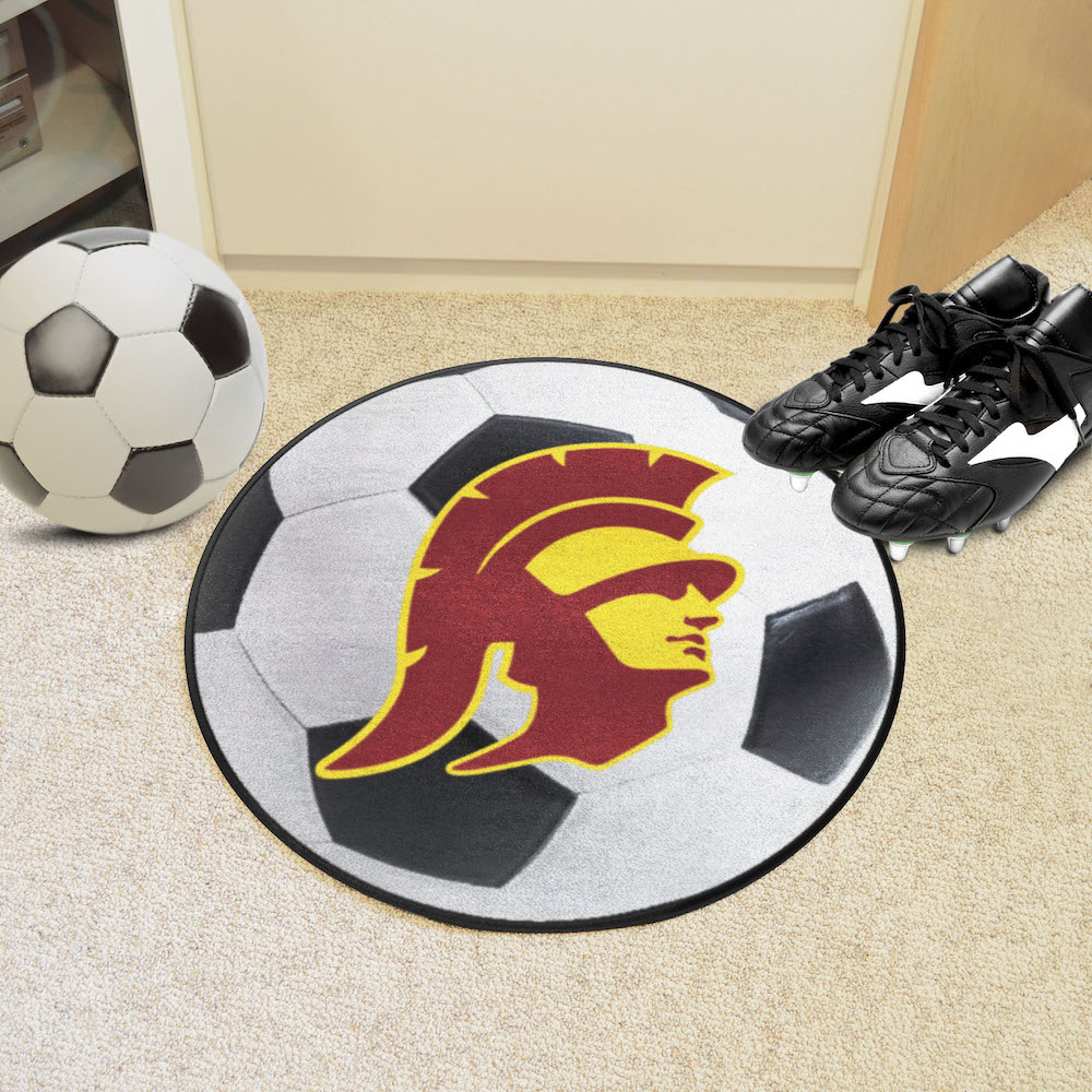 USC Trojans SOCCER BALL Mat - 2nd Logo