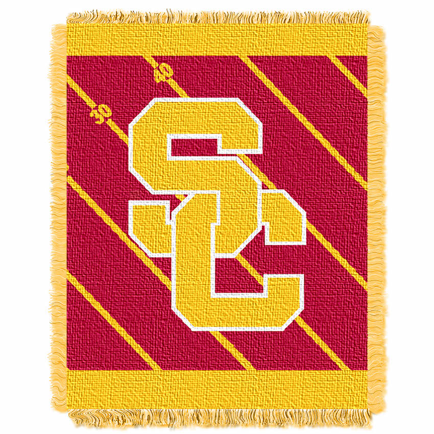 USC Trojans Woven Baby Blanket 36 x 48