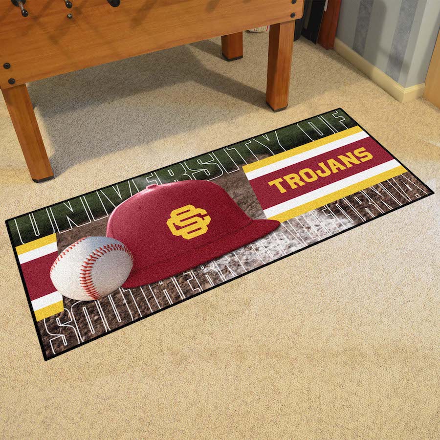 USC Trojans 30 x 72 Baseball Carpet Runner