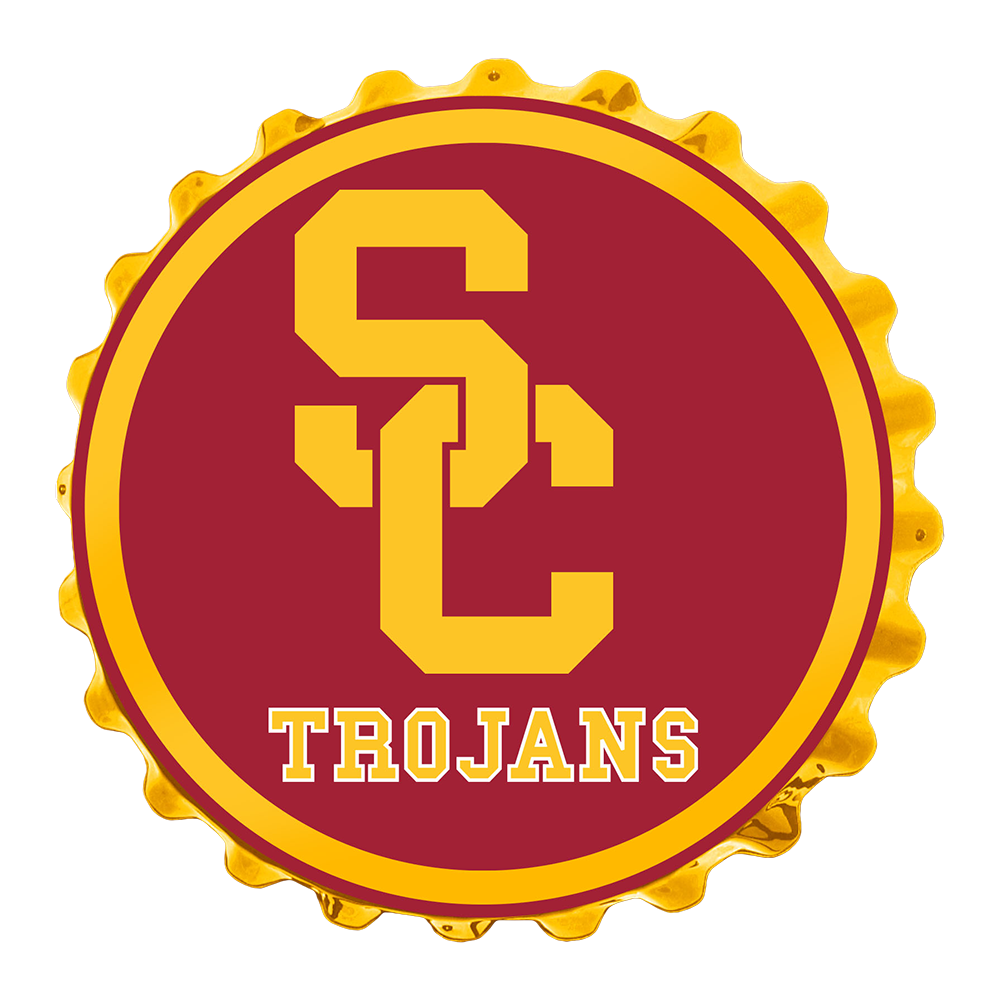 USC Trojans Bottle Cap Wall Sign
