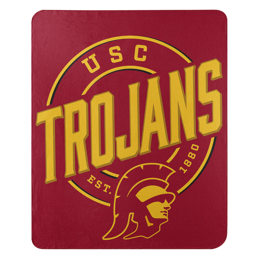 USC Trojans Fleece Throw Blanket 50 x 60