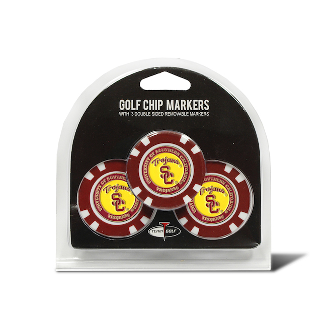 USC Trojans 3 Pack Golf Chips