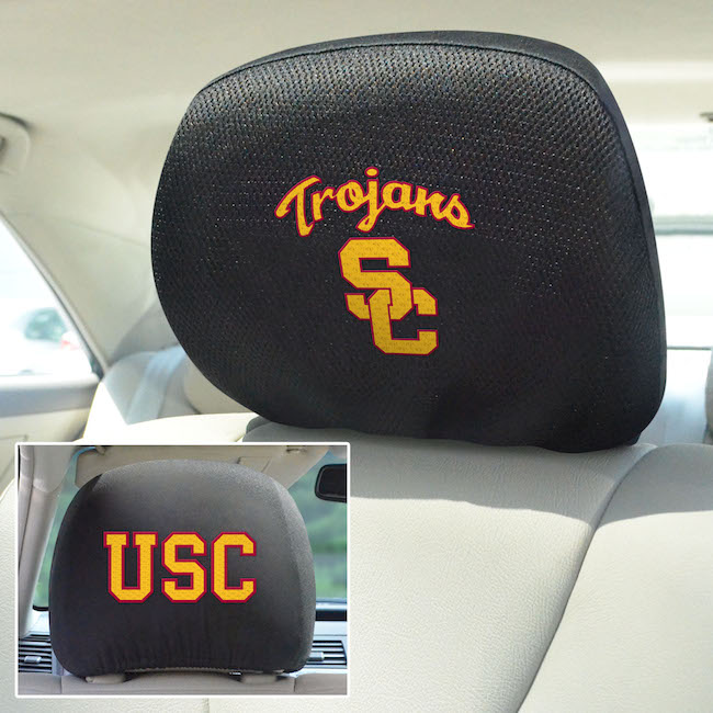 USC Trojans Head Rest Covers