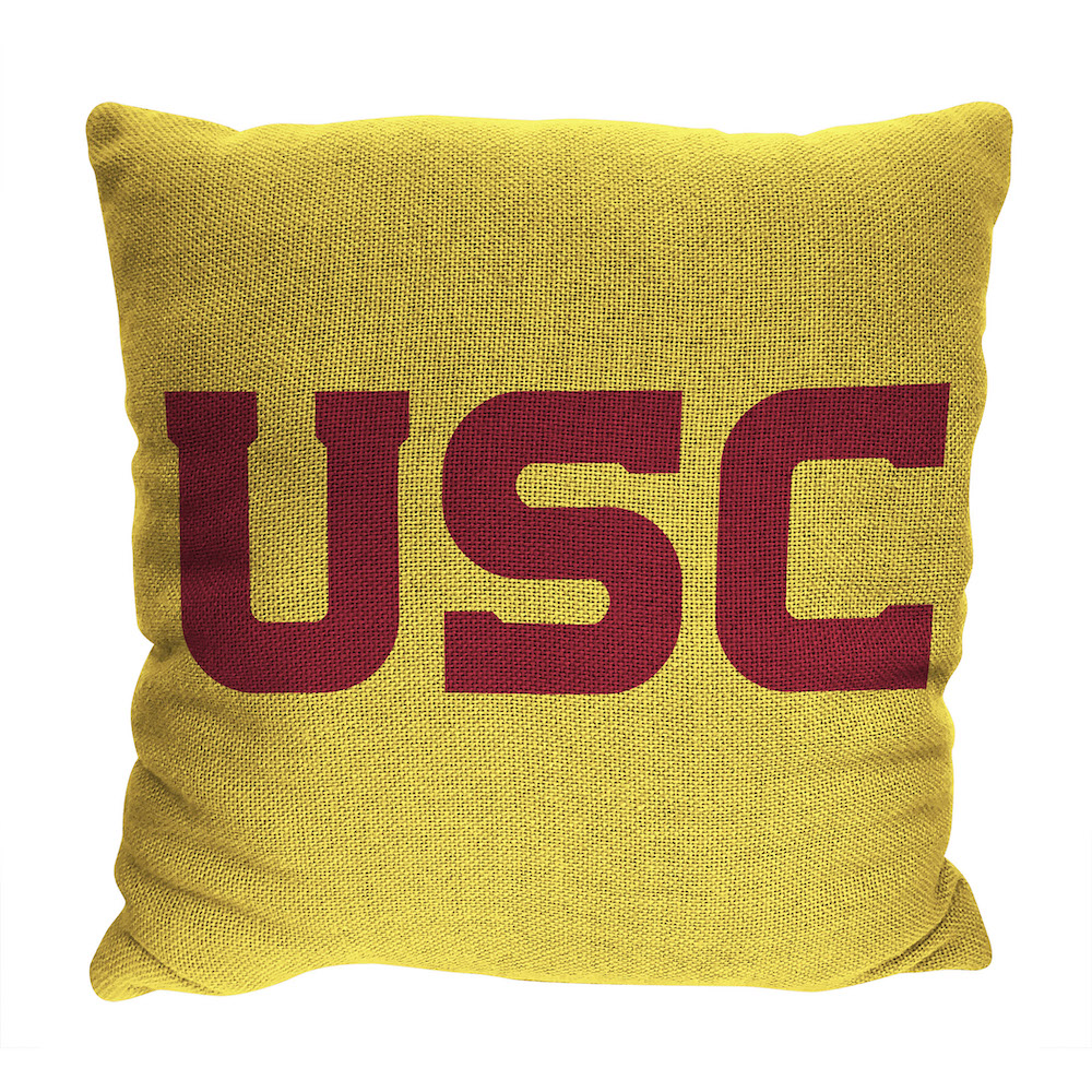 USC Trojans Double Sided INVERT Woven Pillow