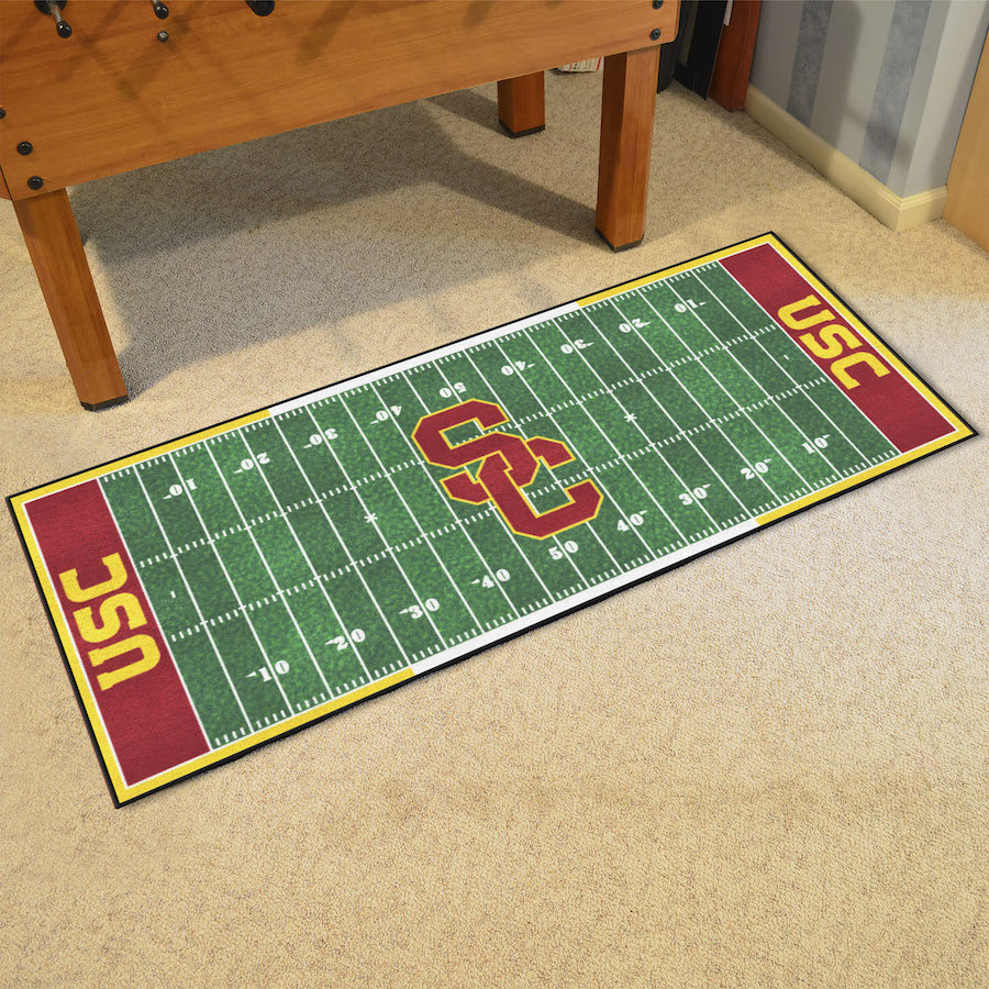 USC Trojans 30 x 72 Football Field Carpet Runner