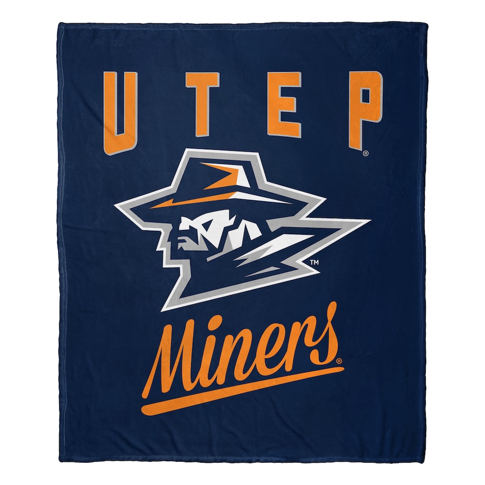 UTEP Miners ALUMNI Silk Touch Throw Blanket 50 x 60 inch