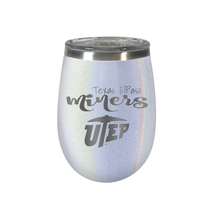 UTEP Miners 10 oz OPAL Wine Tumbler