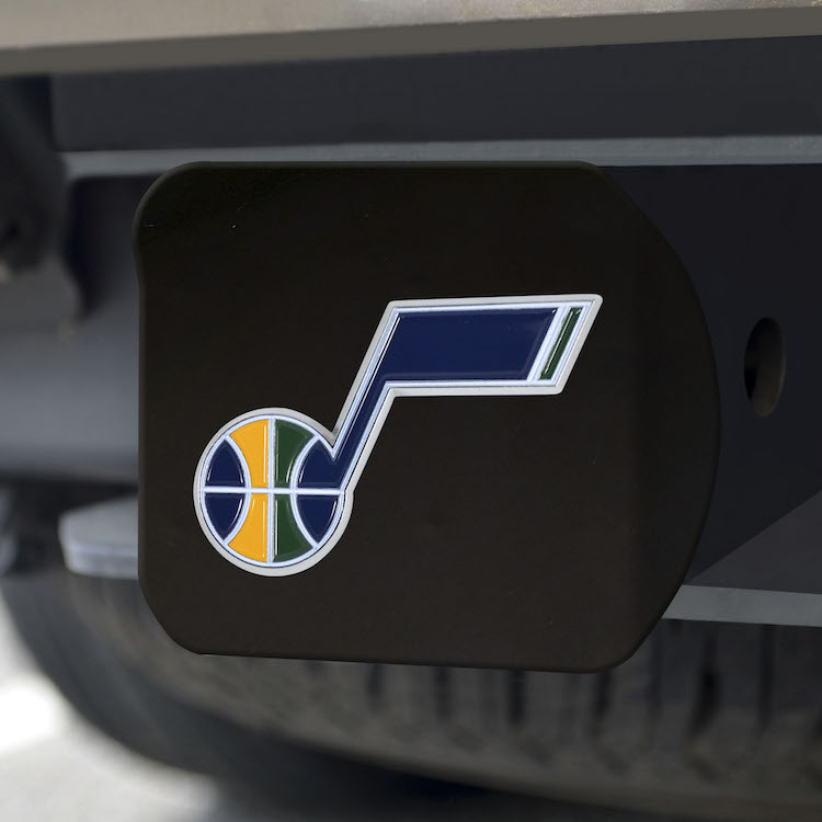 Utah Jazz Black and Color Trailer Hitch Cover