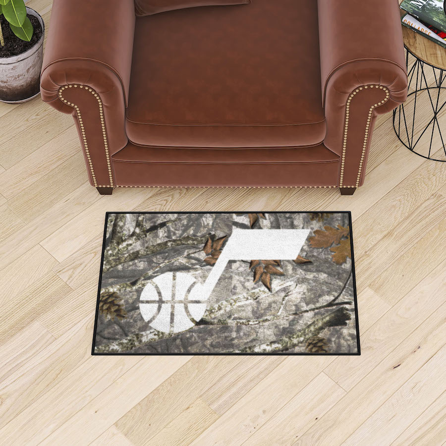 Utah Jazz CAMO 20 x 30 Starter Floor Mat