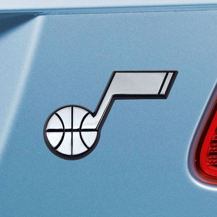 Utah Jazz Metal Auto Emblem