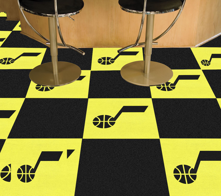 Utah Jazz Carpet Tiles 18x18 in.