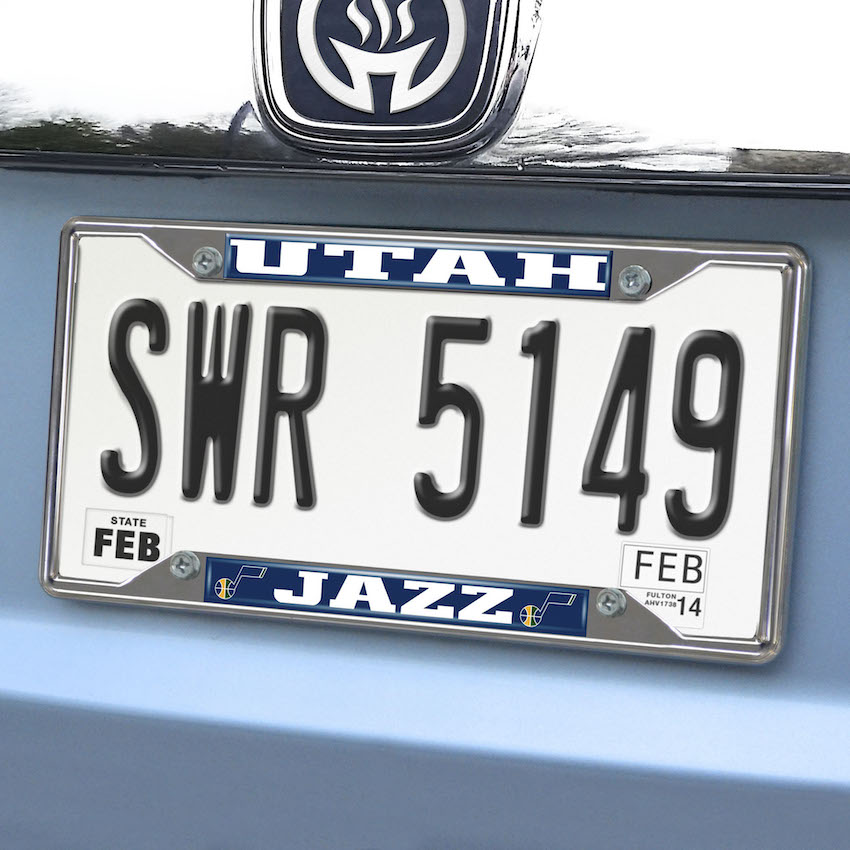 Utah Jazz License Plate Frame