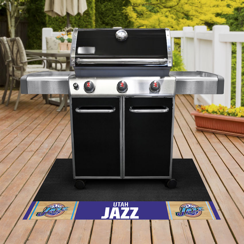 Utah Jazz Vintage Grill Mat - Throwback Logo