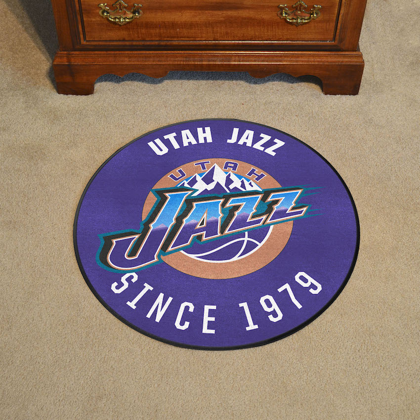 Utah Jazz Vintage Roundel Mat - Throwback Logo