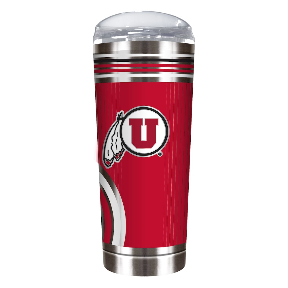 Utah Utes COOL VIBES 18 oz Roadie Travel Tumbler