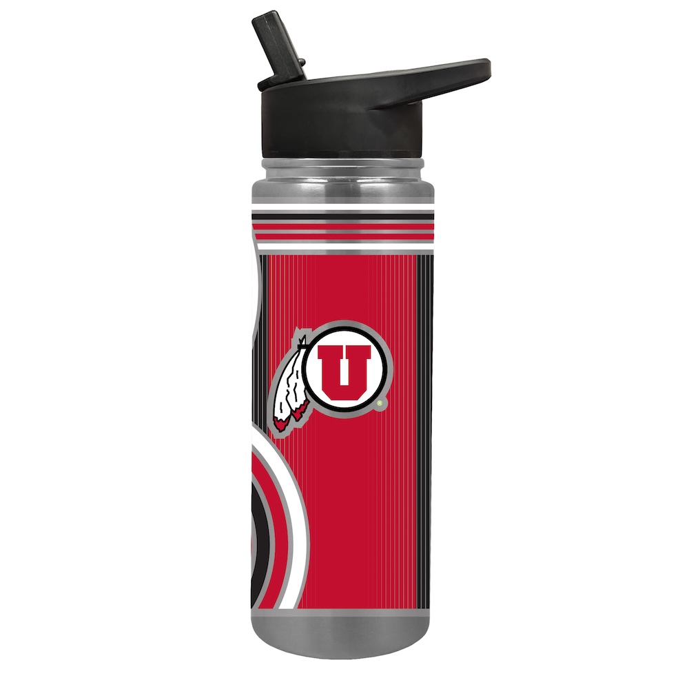 Utah Utes COOL VIBES 24 oz Thirst Hydration Water Bottle