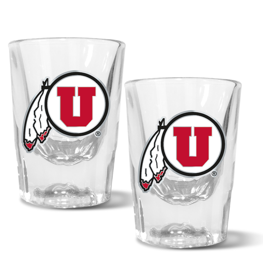 Utah Utes 2pc Prism Shot Set