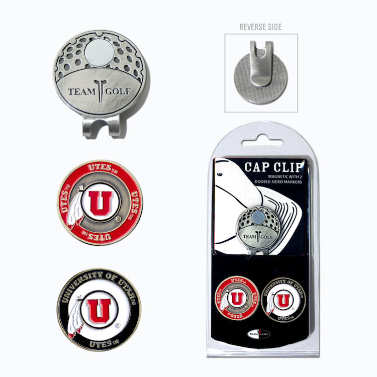 Utah Utes Hat Clip With 2 Ball Markers