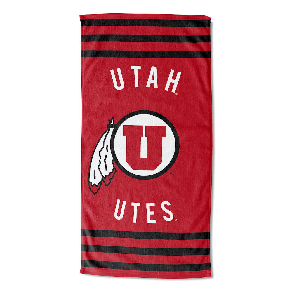 Utah Utes Beach Towel