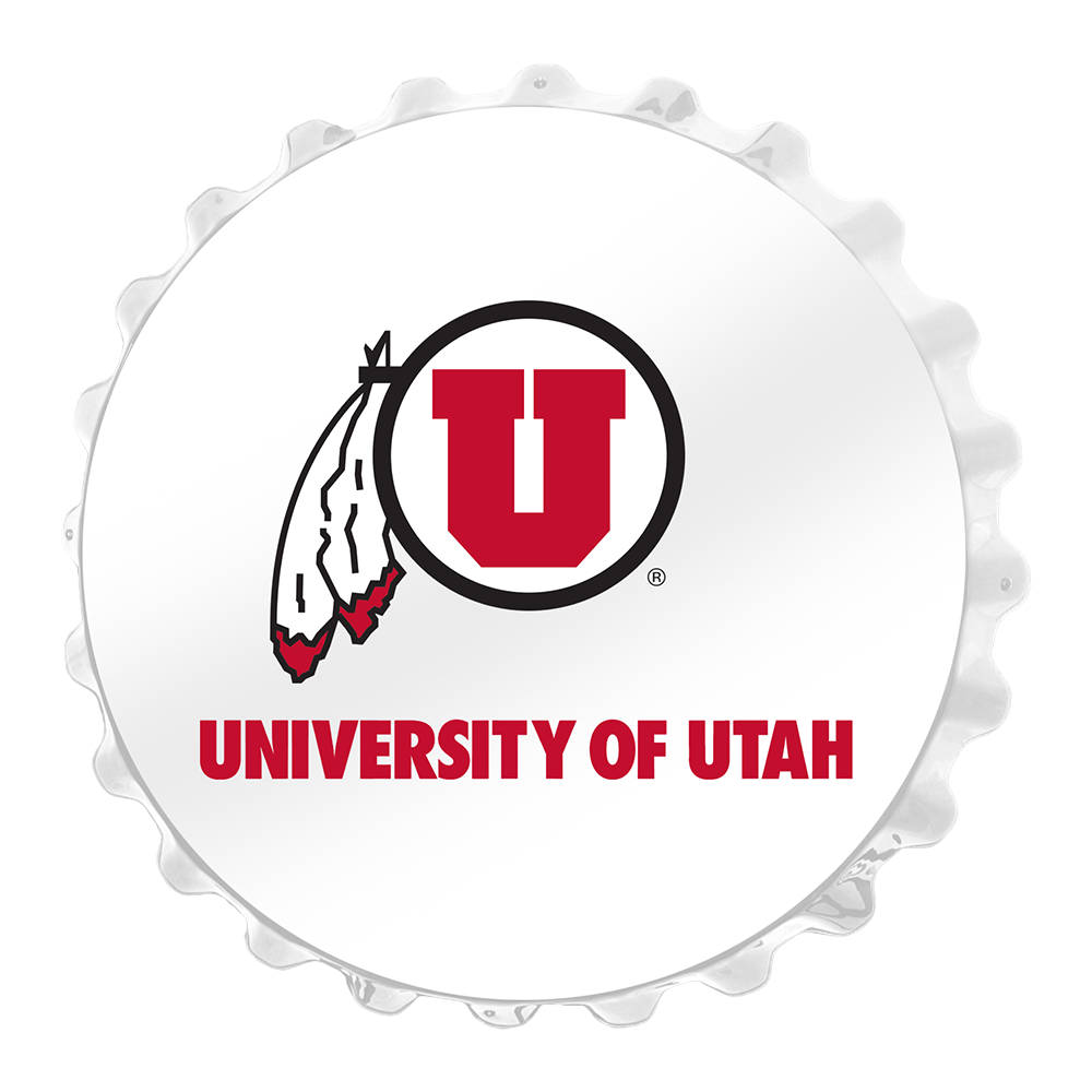 Utah Utes Bottle Cap Wall Sign