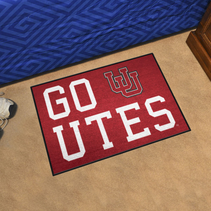 Utah Utes SLOGAN 20 x 30 Starter Floor Mat