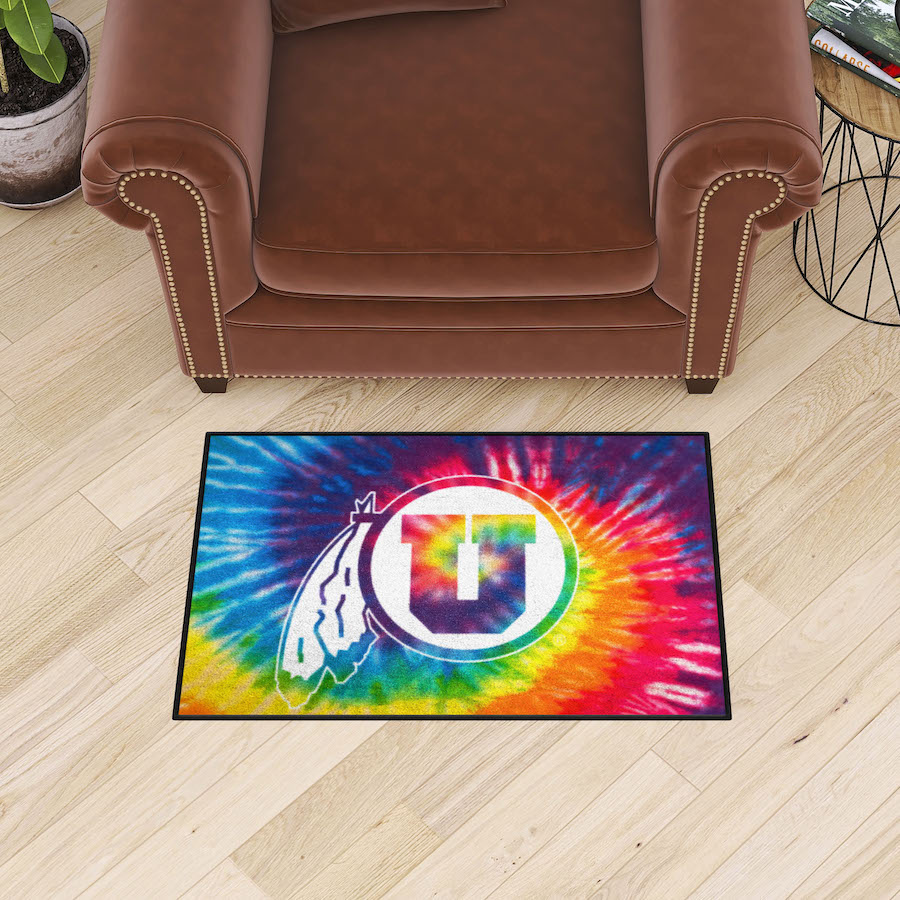 Utah Utes TIE-DIE 20 x 30 Starter Floor Mat