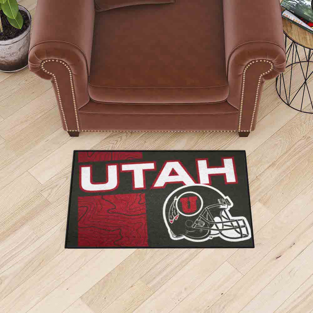 Utah Utes 20 x 30 Uniform STARTER Floor Mat