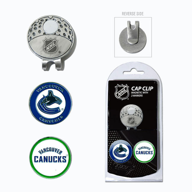 Vancouver Canucks Hat Clip With 2 Ball Markers