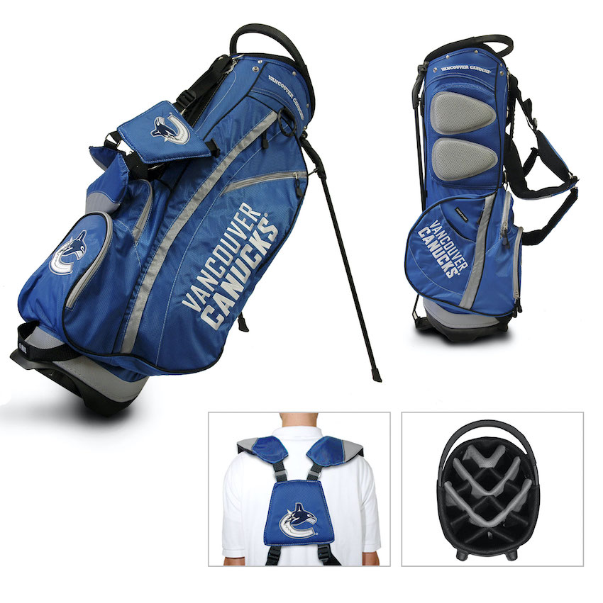 Vancouver Canucks Fairway Carry Stand Golf Bag