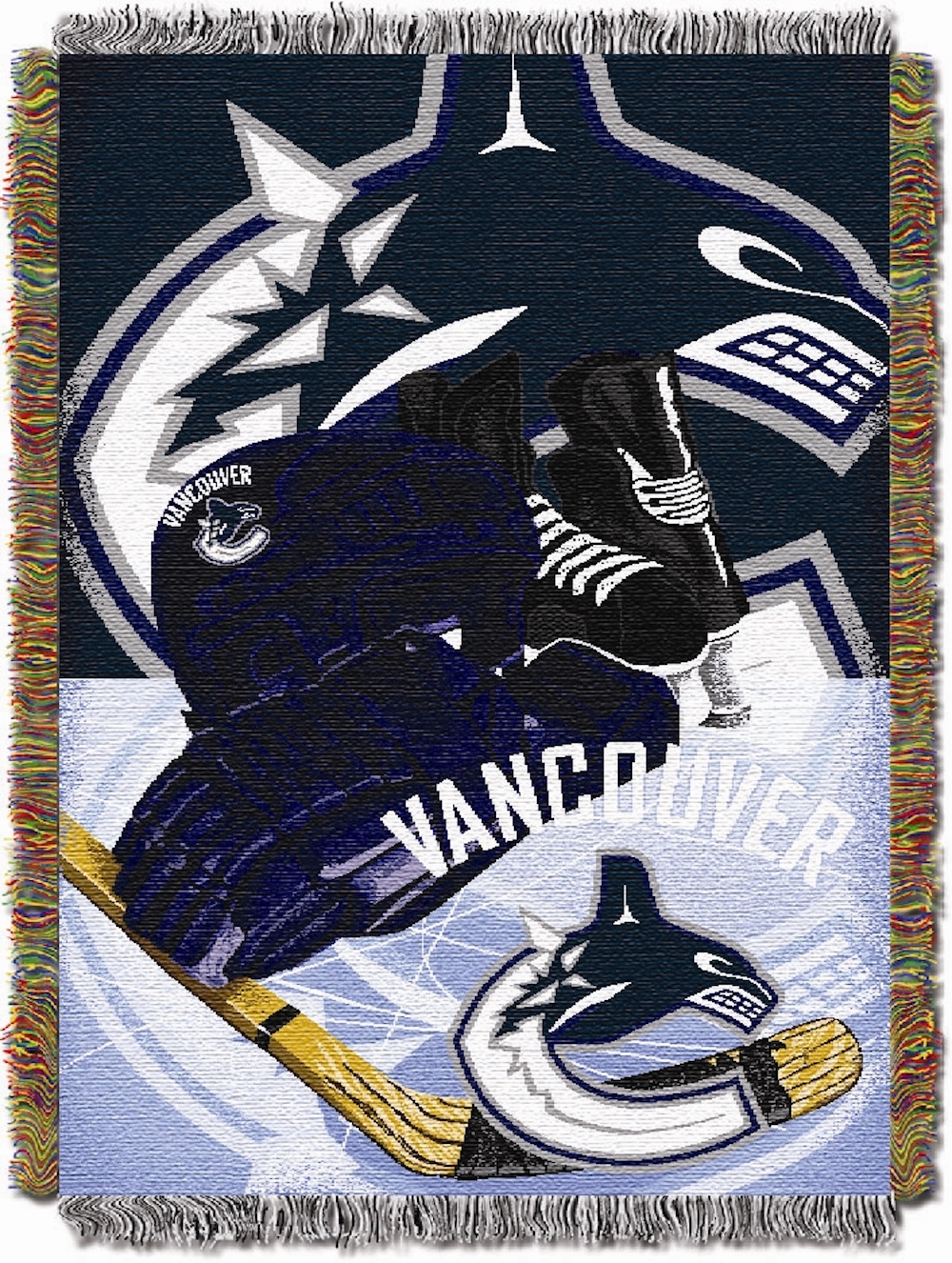 Vancouver Canucks Home Ice Advantage Series Tapestry Blanket 48 x 60