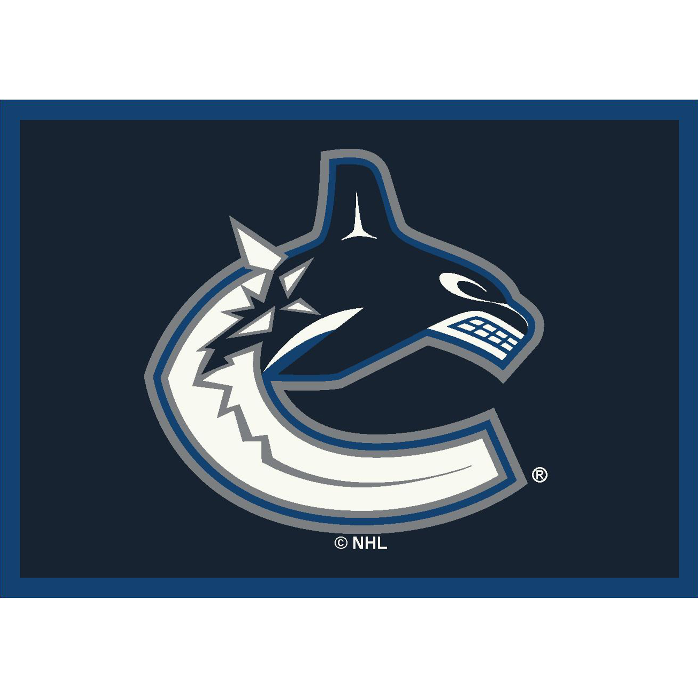 Vancouver Canucks 4 X 6 SPIRIT Rug