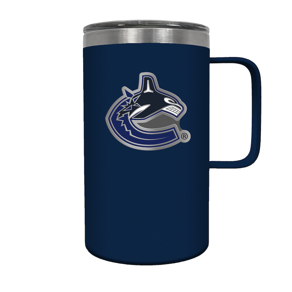 Vancouver Canucks 18 oz HUSTLE Travel Mug - Team Color