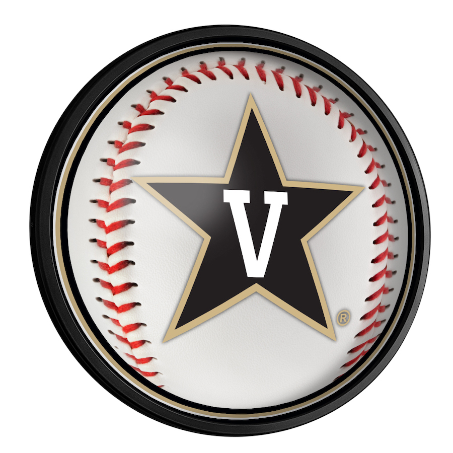 Vanderbilt Commodores Slimline LED Wall Sign ~ BASEBALL