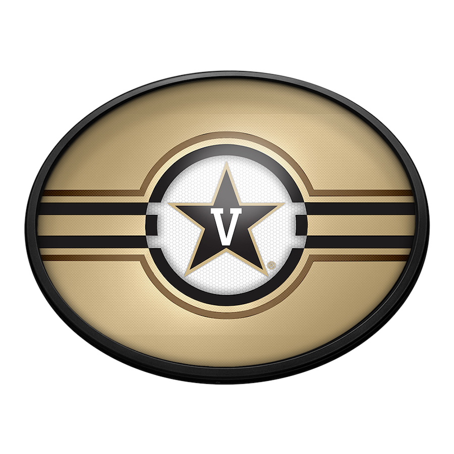 Vanderbilt Commodores Slimline LED Wall Sign ~ OVAL