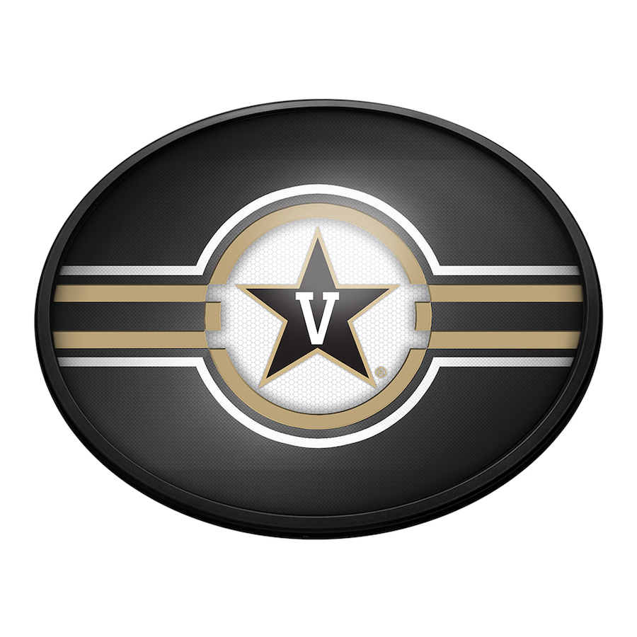 Vanderbilt Commodores Slimline LED Wall Sign ~ OVAL PRIMARY